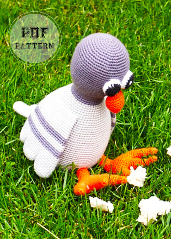 Amigurumi Pigeon Crochet PDF Free Pattern (2)