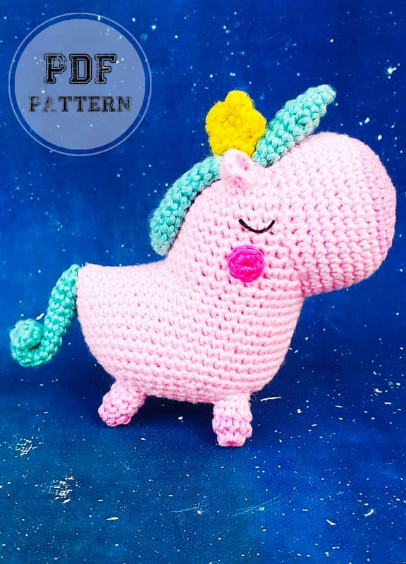 Amigurumi Pocket Unicorn Lisa Crochet PDF Free Pattern (2)