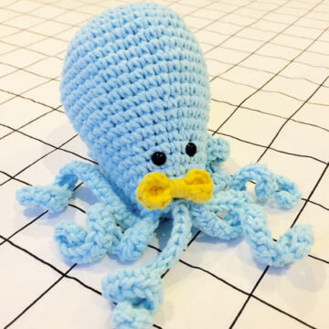 Blue Crochet Octopus Amigurumi PDF Free Pattern (1)