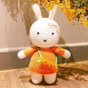 Bunny with Carrot Crochet PDF Amigurumi Pattern (1)