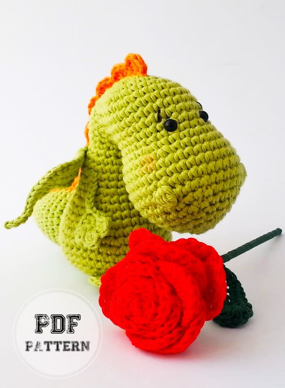 Crochet Baby Dragon for Beginner PDF Amigurumi Pattern (2)