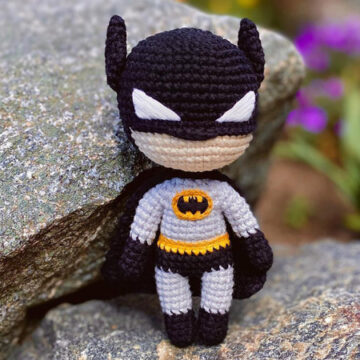 Crochet Batman PDF Amigurumi Free Pattern (2)