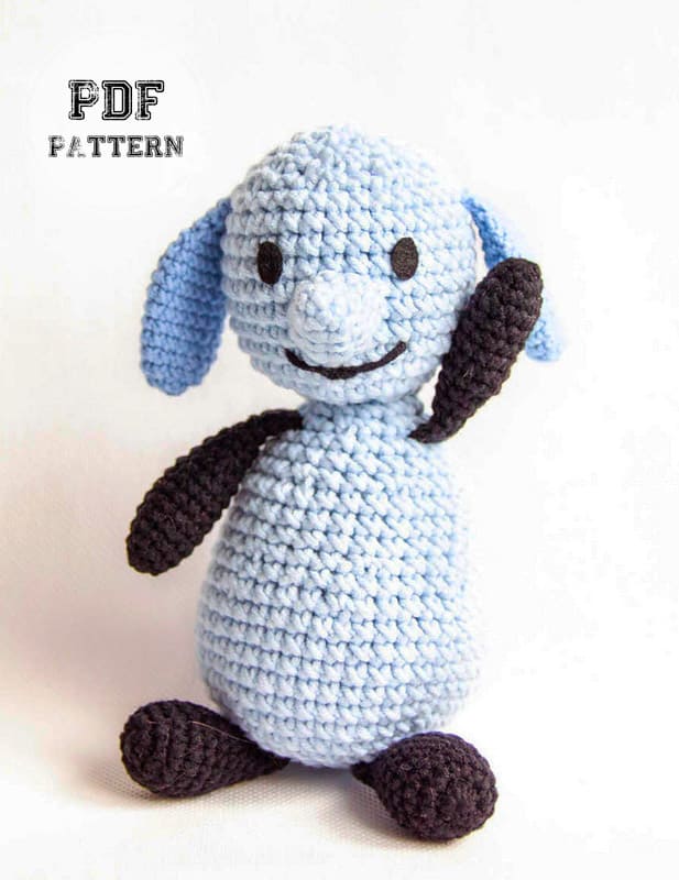 Crochet Beginner Elephant Amigurumi PDF Free Pattern (2)