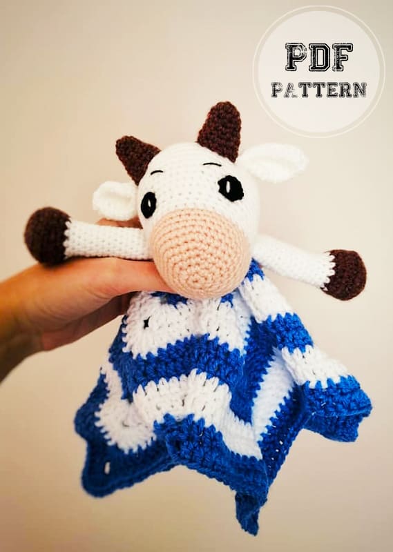 Crochet Cow Blanket PDF Amigurumi Free Pattern