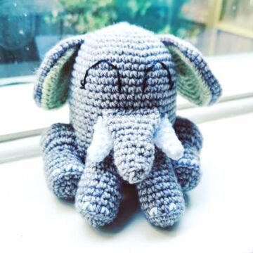 Crochet Elephant Mylo for Beginners PDF Amigurumi Pattern (1)