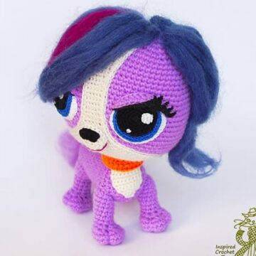 Crochet Little Pet Shop Zoe Dog Amigurumi PDF Pattern (1)