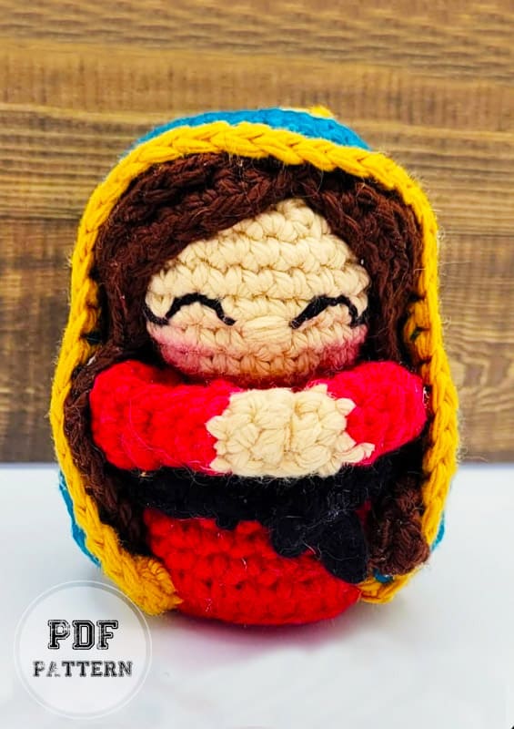 Crochet Our Lady of Guadalupe Amigurumi PDF Pattern (2)