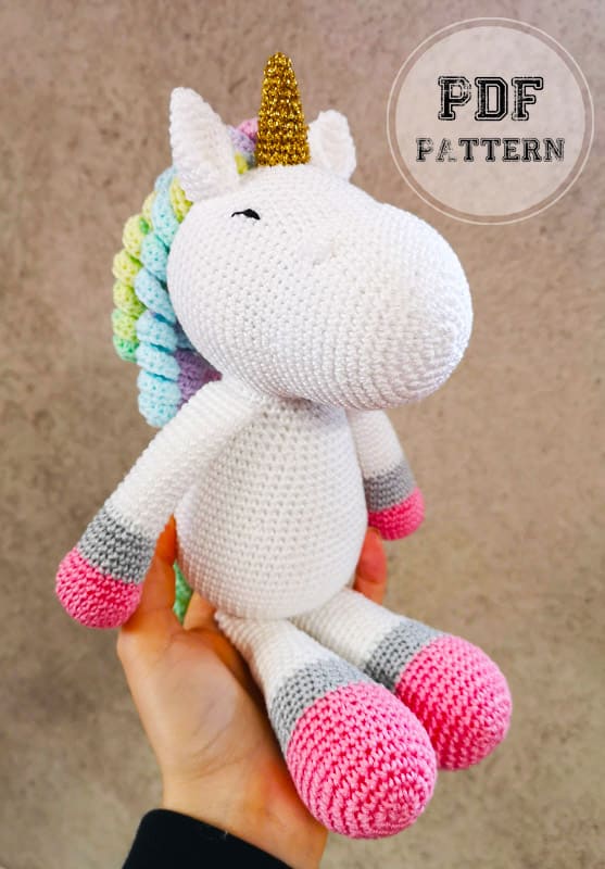 Crochet Unicorn Faye PDF Amigurumi Free Pattern (2)