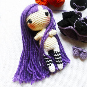 Crochet Witch Doll Glinda PDF Amigurumi Pattern (1)