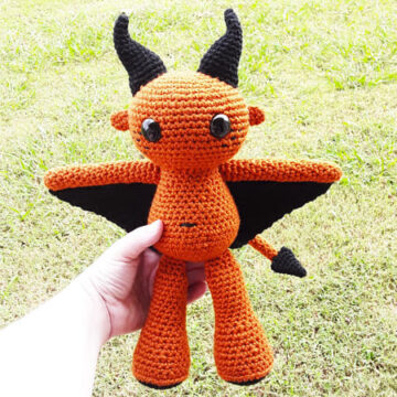 Cute Crochet Devil Amigurumi PDF Free Pattern (1)