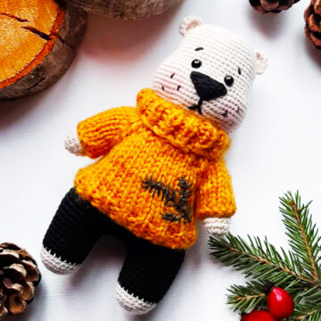 Cute Honey Bear PDF Amigurumi Free Pattern (1)