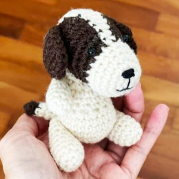 Cute Keychain Dog PDF Crochet Amigurumi Pattern (1)