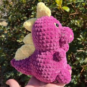 Easy Plush Dinosaur PDF Crochet Amigurumi Pattern (1)