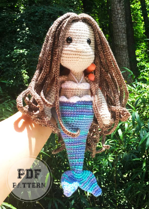 Mermaid Sofia Crochet Amigurumi PDF Pattern (2)
