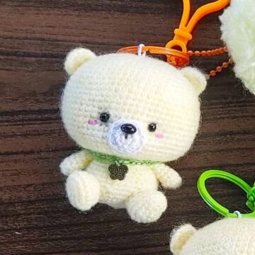 Mini Keychain Bear Amigurumi PDF Pattern (1)