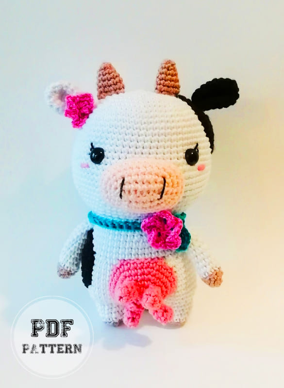 Mui Crochet Cow Amigurumi PDF Free Pattern (2)