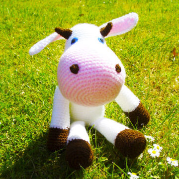 Pink Muzzle Amigurumi Cow Crochet PDF Pattern (1)
