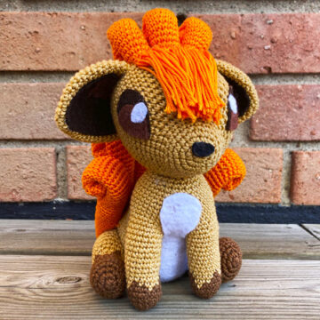 Vulpix Crochet Pokemon Fox Amigurumi PDF Pattern (1)