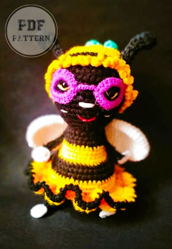 Zoi the Bee Amigurumi Crochet PDF Pattern (2)
