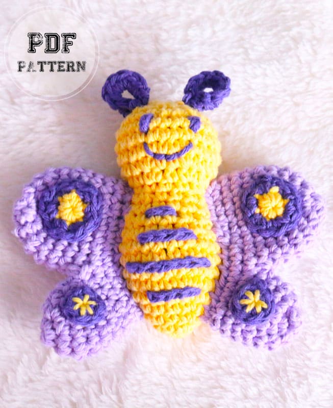 Amigurumi Spring Butterfly PDF Crochet Pattern (2)