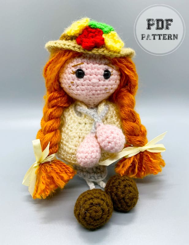 Anny Crochet Doll with Hat PDF Free Amigurumi Pattern (1)