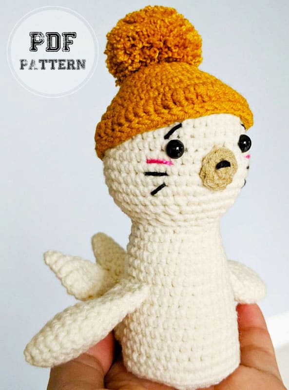 Baby Crochet Seal Amigurumi Free PDF Pattern (2)