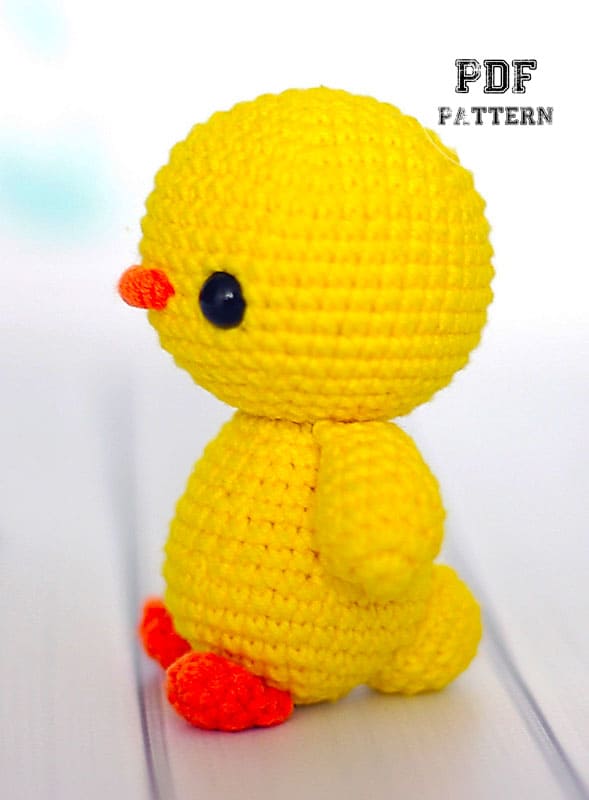 Beginner Crochet Duck Lufy Amigurumi PDF Pattern (2)