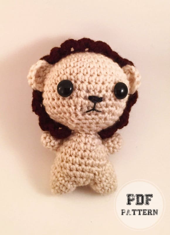 Beginner Crochet Lion Amigurumi PDF Free Pattern (2)