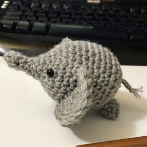 Beginner Elephant Marrie Crochet Keychain PDF Pattern (3)