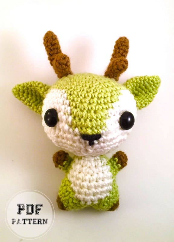 Beginner Little Crochet Deer Amigurumi PDF Pattern (2)