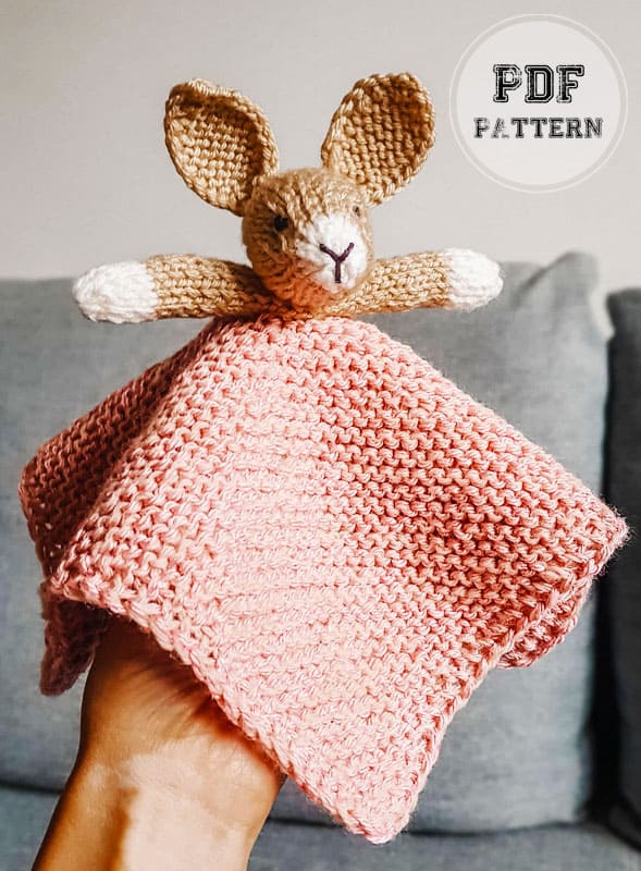 Blanket Bunny Knitting Amigurumi PDF Pattern