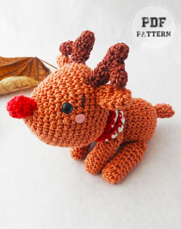 Christmas Reindeer Amigurumi PDF Free Pattern (2)