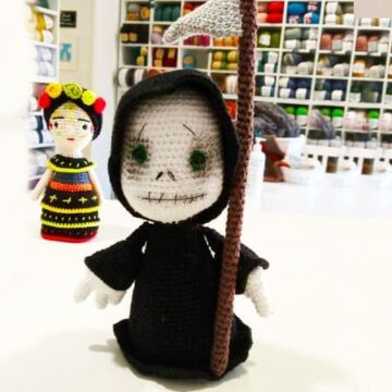 Crochet Grim Reaper Doll Amigurumi PDF Free Pattern (1)
