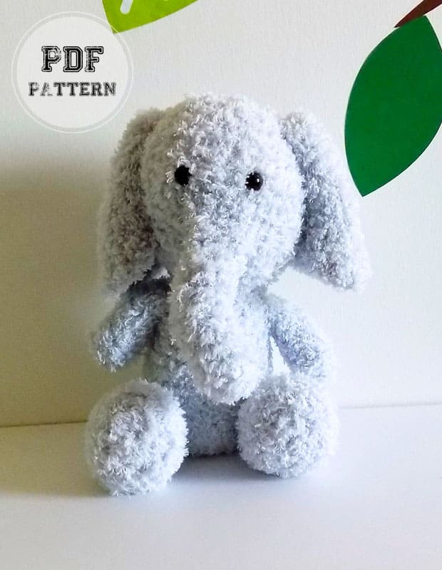 Crochet Plush Elephant Amigurumi PDF Pattern (2)
