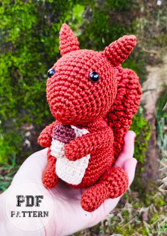 Crochet Red Squirrel Amigurumi PDF Free Pattern (2)