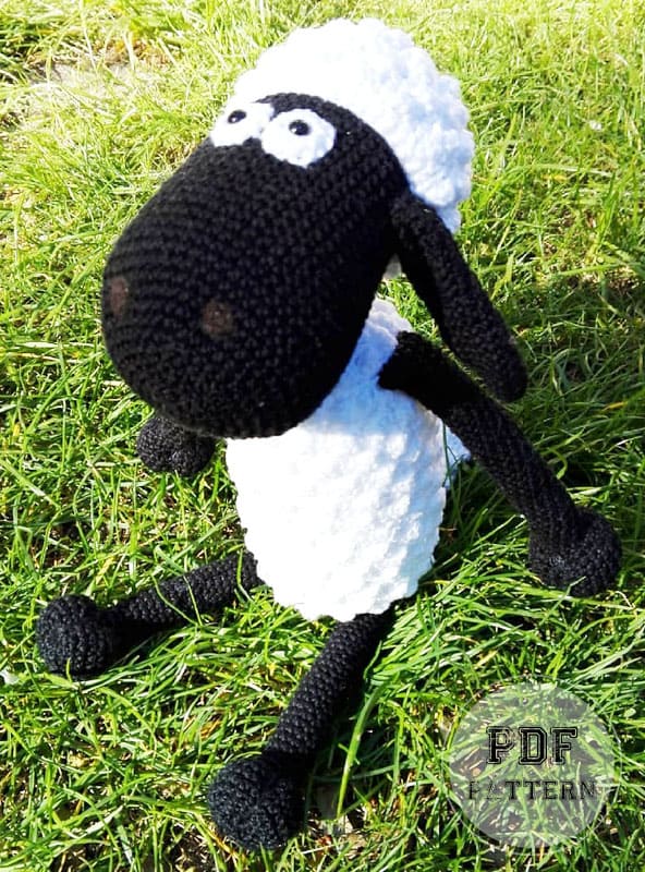 Crochet Shaun The Sheep Amigurumi PDF Free Pattern (2)