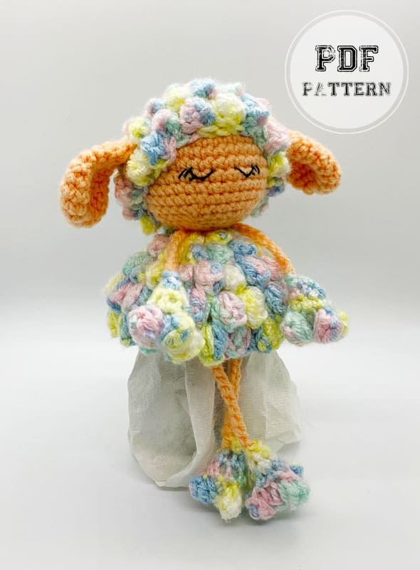 Crochet Sheep Doll Amigurumi PDF Free Pattern (2)