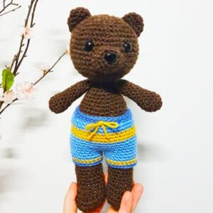 Cuddly The Bear Amigurumi Free PDF Pattern (1)