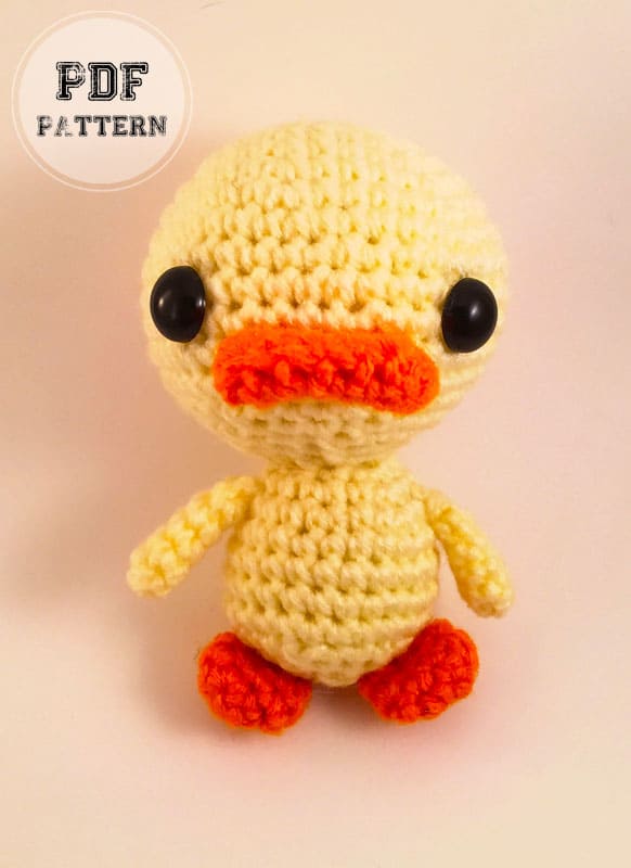 Little Beginner Duck Amigurumi PDF Pattern (2)