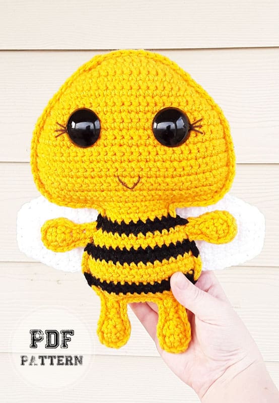 Ragdoll Crochet Bee Amigurumi PDF Pattern (2)
