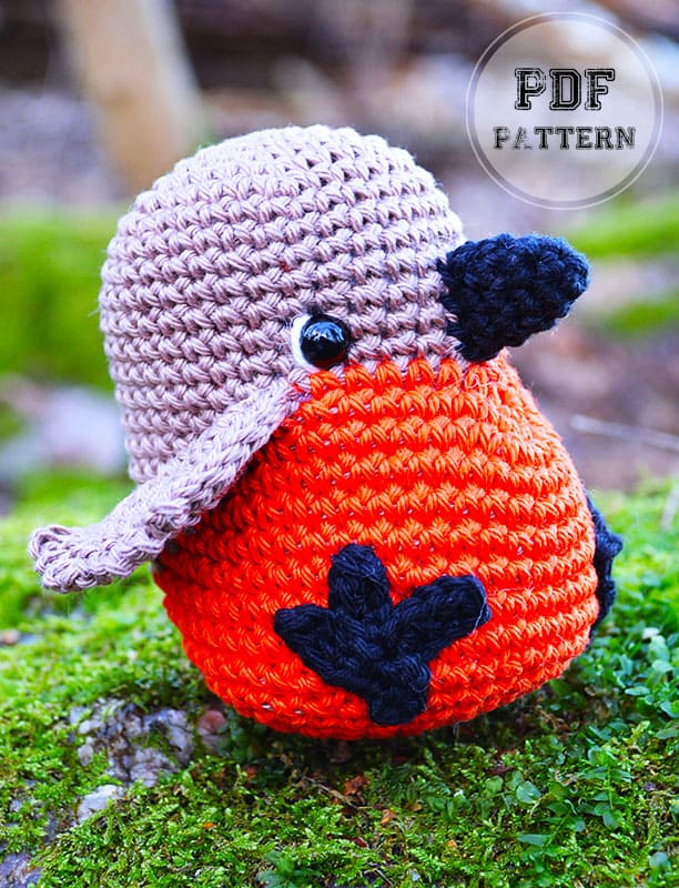 Robin the Kawaii Bird Amigurumi PDF Free Pattern (2)