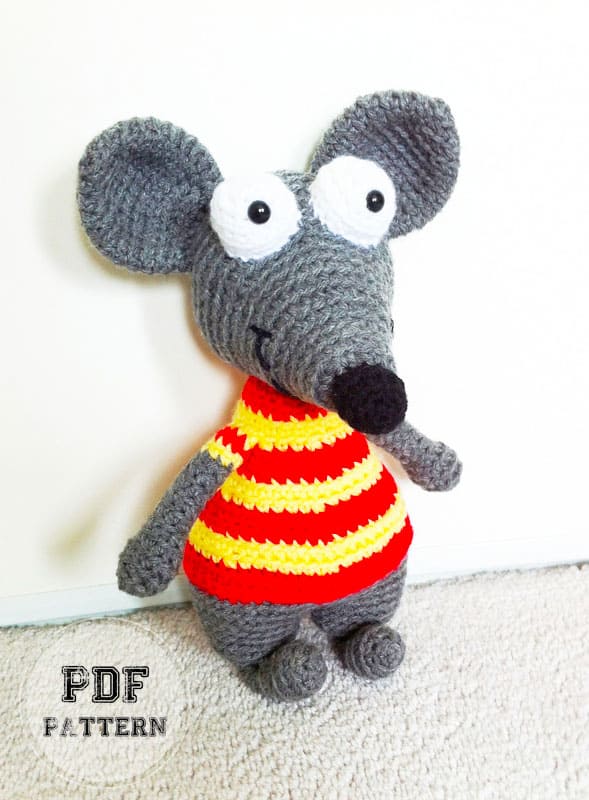 Tommy the Mouse Amigurumi PDF Free Pattern (2)