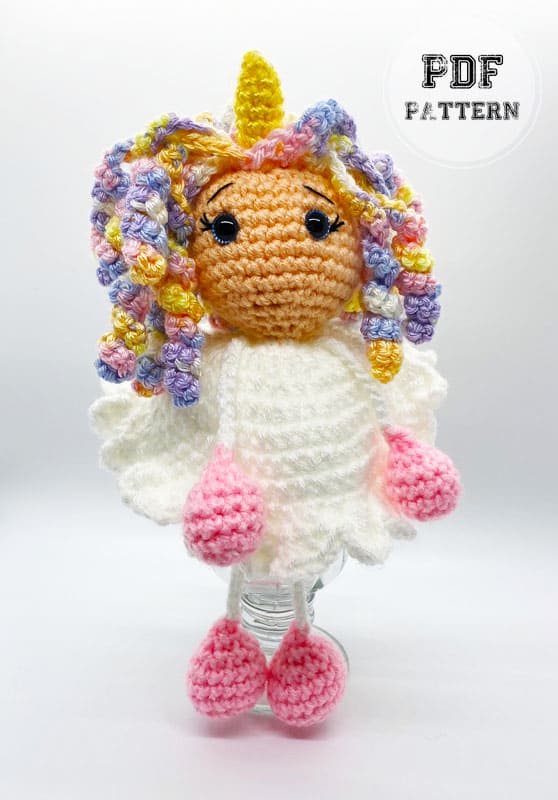 Unicorn Crochet Doll PDF Amigurumi Pattern (2)