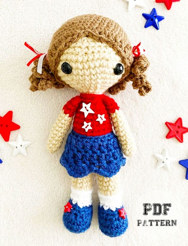 Crochet Doll Rubby PDF Free Pattern (2)