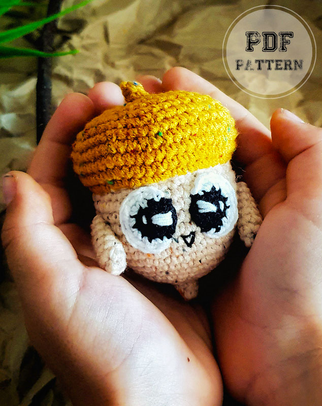 Acorn Crochet Amigurumi Free PDF Pattern (1)