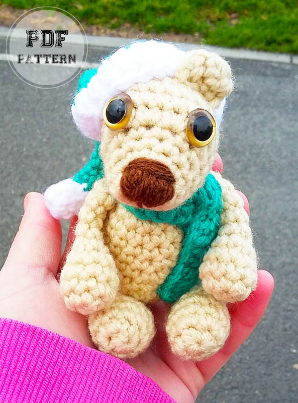 Christmas Easy Bear PDF Amigurumi Pattern (2)