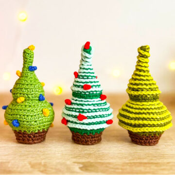Crochet Christmas Tree Ornament Free PDF Pattern (1)