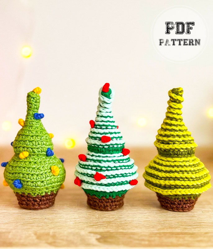 Handmade Button Christmas Tree Ornament With Star