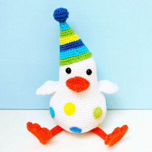 Birthday Seagull Crochet Amigurumi PDF Pattern (2)