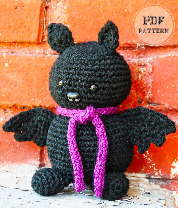 Crochet Black Bat Free PDF Amigurumi Pattern (2)